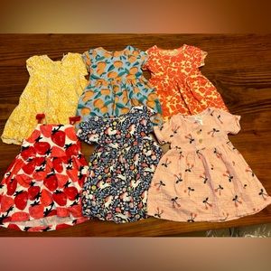 6 Summer Dress Bundle 2T Toddler Girl